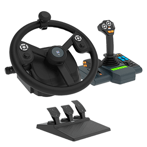 Volante + Joystick Hori Farming Control System - Reacondicionado