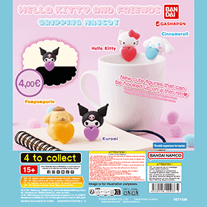 Gashapon Sanrio Characters Gripping Mascot