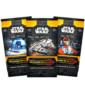 Sobre de cartas Star Wars Unlimited Salto a la velocidad de la luz (Castellano) (Surtido)