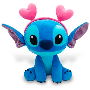 STITCH CORAZONES PELUCHE 25 CM DISNEY LILO & STITCH