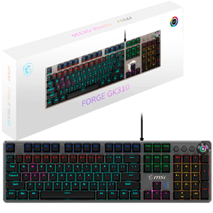 MSI Force GK310 Red Switches Spanish Layout - Teclado Gaming - Reacondicionado