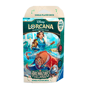 Disney Lorcana: Archazia´s Island Starter Deck B - Ruby and Sapphire (inglés)