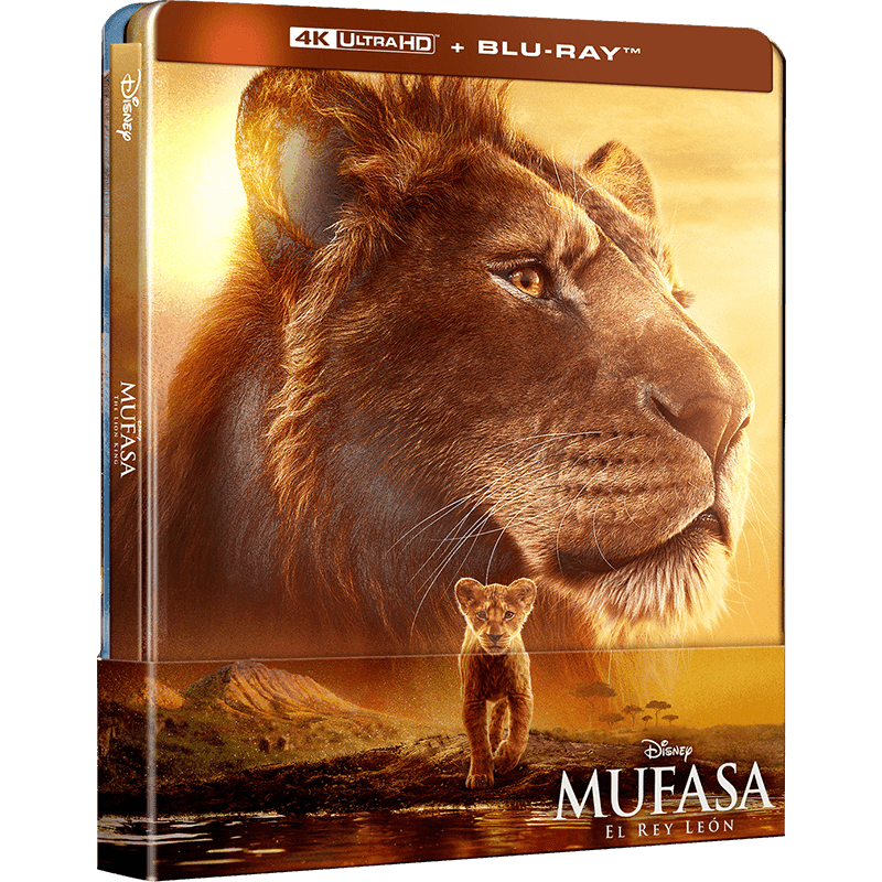 Mufasa El Rey Leon 4K + BD Edición Steelbook