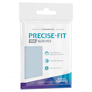Fundas para cartas Ultimate Guard Precise-Fit Sleeves Tamaño Standard (100 uds)