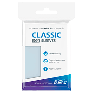 Fundas para cartas Ultimate Guard Classic Sleeves Tamaño cartas Japonesas (100 uds)