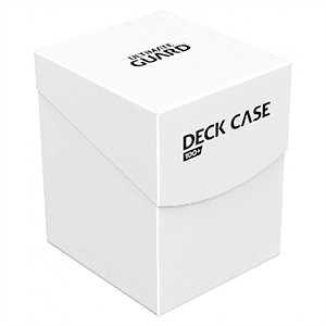 Caja de almacenaje para 100 cartas Ultimate Guard Deck Case de color blanco