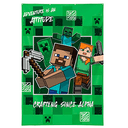 Póster Tela Minecraft 125 X 85 Cm con ojales metálicos