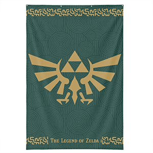 Póster Tela Zelda 125 X 85 cm con ojales metálicos