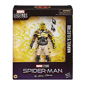 Figura Spiderman Marvel Legends Deluxe Spider-man No Way Home Electro de 15 cm