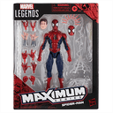 Figura Marvel Legends Maximum Series Spiderman con accesorios de 15 cm