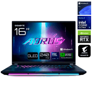 Gigabyte Aorus Master 16 Intel Ultra U9-275HX/32Gb/1Tb/RTX 5080-16b/16´´ OLED 240Hz -Wifi 7 Windows 11 Pro