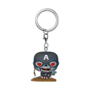 Llavero Figura POP: Capitán América zombi