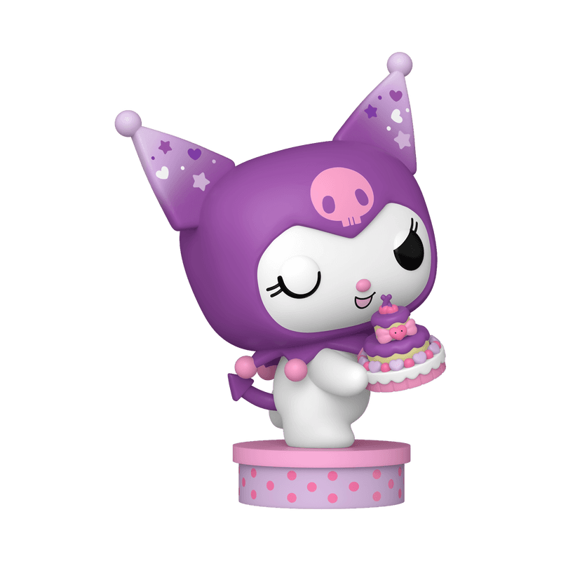 Figura POP Sanrio: Kuromi con tarta (20º aniversario)
