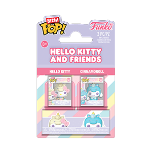 Figura Bitty POP: Sanrio Hello Kitty & Cinnamoroll 2-Pack