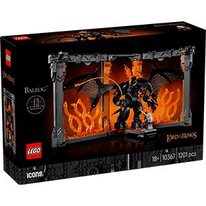 LEGO Icons Rincón entre Libros: El Señor de los Anillos Balrog 10367