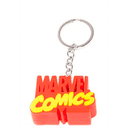 Llavero de goma Logo Marvel Comics en 3D