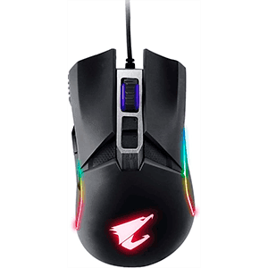GIGABYTE Aorus M5 USB A Óptico 16000 DPI - Raton Gaming - Reacondicionado