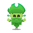 Figura POP Películas: Bob Esponja como el Holandés Volador (Glow)