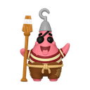 Figura POP Películas: Patrick Star (pirata)