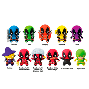 Colgante 3D Marvel Deadpool Series 2 para Mochilas y bolsos (surtido)