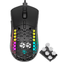 GAME MX-WCI RGB Carcasa Intercambiable con pesas ambidiestro - Raton Gaming