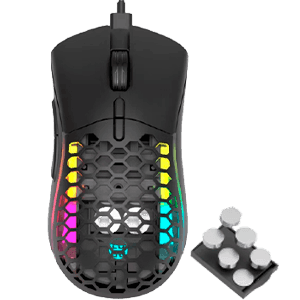 GAME MX-WCI RGB Carcasa Intercambiable con pesas ambidiestro - Raton Gaming