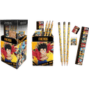 Lapicero One Piece con 3 lapices + regla + goma + borrador