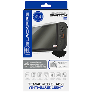 Blackfire Switch2 Cristal Templado Antiluz Azul 9H