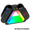 Indeca Triangular RGB base 4 JoyCons - Switch - Cargador