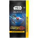 Sobre de cartas Star Wars Unlimited:Jump to Lightspeed Carbonite Edition Boosters