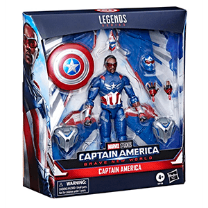 Figura Marvel Legends Capitan America Brave New World de 15 cm