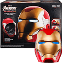 Casco electrónico premium de Iron Man Marvel Legends Series con efecto de luces