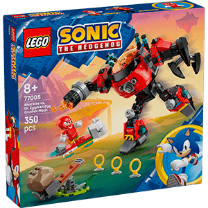 LEGO Sonic Knuckles vs. Meca Egg Crusher del Dr. Eggman 77005