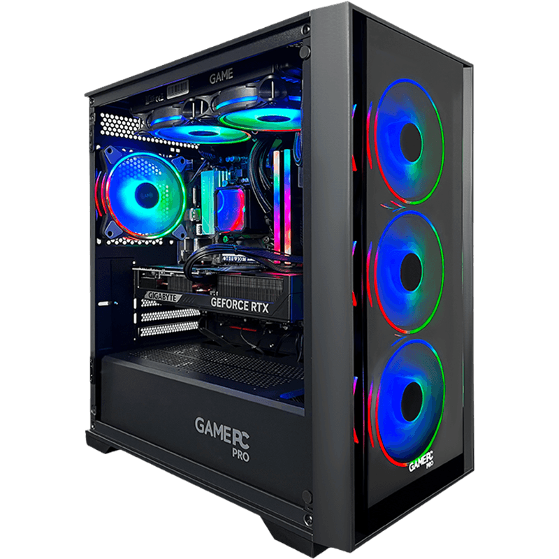 GamePc Pro-A Intel  i7-14700F/16Gb/1Tb/Rtx 5070/ FreeDos - Ordenador Sobremesa Gaming