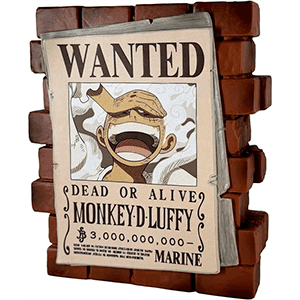 Hucha One Piece Wanted Luffy