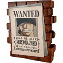 Hucha One Piece Wanted Zoro