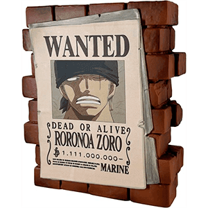 Hucha One Piece Wanted Zoro
