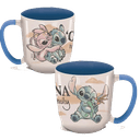 Taza de ceramica Elite Stitch y Angel de 380 ml