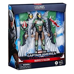 Figura Marvel Legends Capitan America Brave New World Falcon de 15 cm - Reacondicionado
