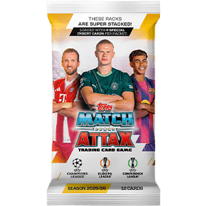 Sobre de cartas Match Attax UCL 2025-26