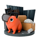 Figura Chainsaw Man Pochita de 10 cm MERC