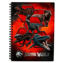 Libreta 3D Jurassic World Carnivoros