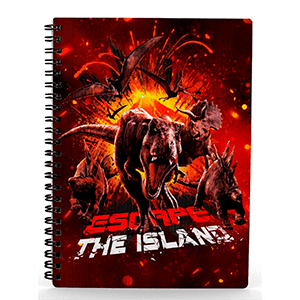 Libreta 3D Jurassic World Escape