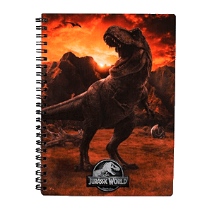 Libreta 3D Jurassic World Into the wild