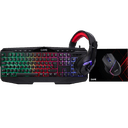 GAME PK3 Pack Gaming 4in1 RGB - Teclado + Raton + Alfombrilla + Auriculares - Pack Perifericos