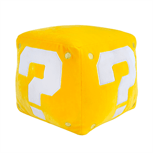 Peluche Super Mario Mocchi Mocchi Question Block de 22 cm