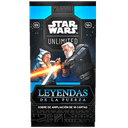 Sobre de cartas (castellano) Star Wars Unlimited: Leyendas de la Fuerza Booster