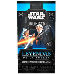 Sobre de cartas (castellano) Star Wars Unlimited: Leyendas de la Fuerza Booster