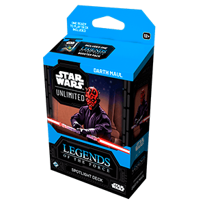 Mazo de cartas (ngles) Star Wars Unlimited: Legends of the Force Darth Maul
