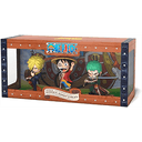 Pack de 3 figuras One Piece Series 1 - Luffy, Zoro y Sanji
